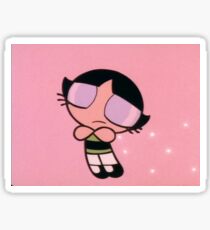 Buttercup Flying & Sparkles Sticker