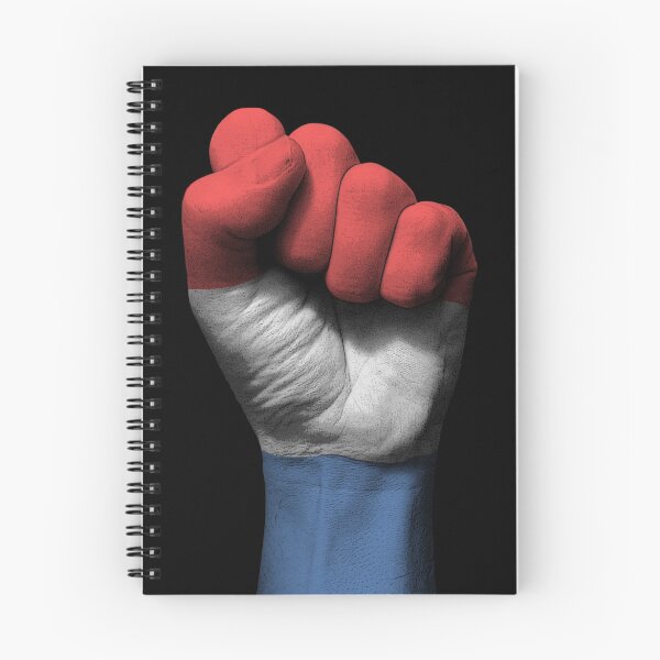 Item preview, Flag of The Netherlands on a Raised Clenched Fist  designed and sold by JeffBartels.