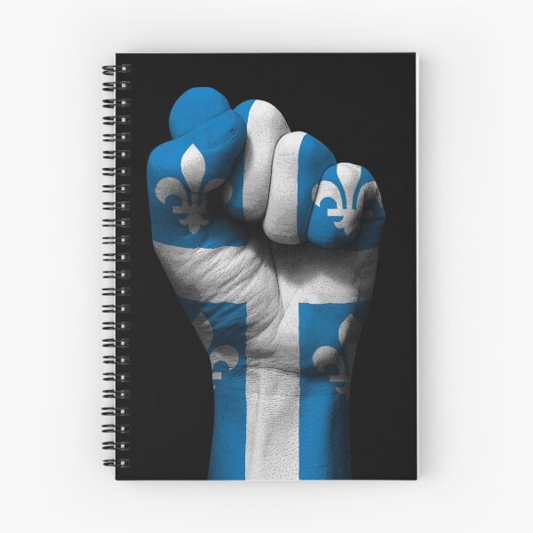 Item preview, Flag of Quebec on a Raised Clenched Fist  designed and sold by JeffBartels.