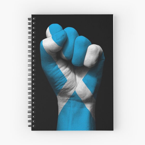 Item preview, Flag of Scotland on a Raised Clenched Fist  designed and sold by JeffBartels.