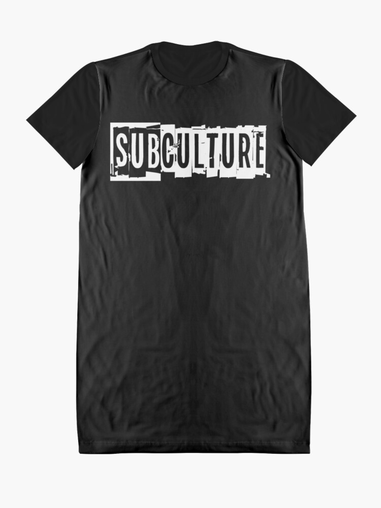 Alternate view of Sub Culture: Apparel & Accessories Graphic T-Shirt Dress