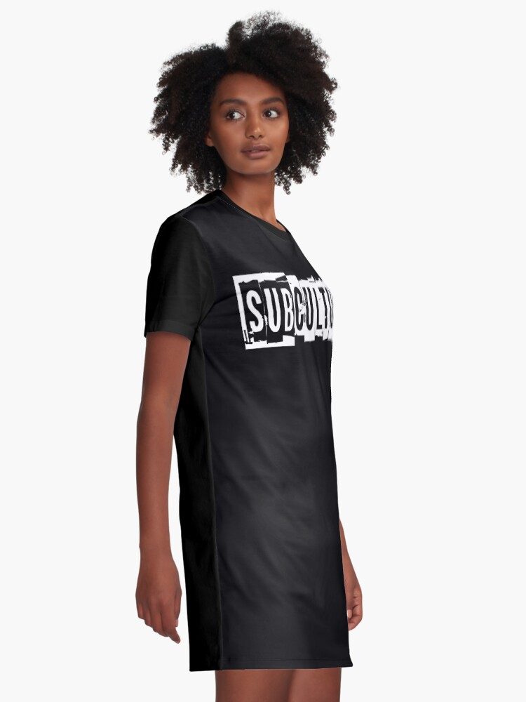 Alternate view of Sub Culture: Apparel & Accessories Graphic T-Shirt Dress