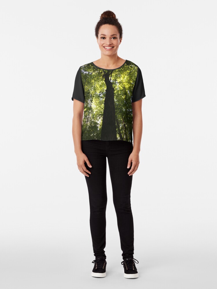 Alternate view of Tree Chiffon Top