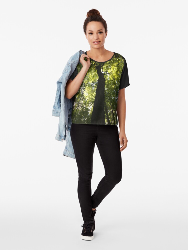 Alternate view of Tree Chiffon Top