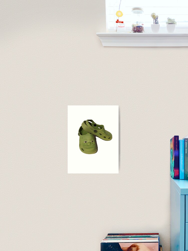 Shrek on the Croc Metal Print for Sale by apollosale