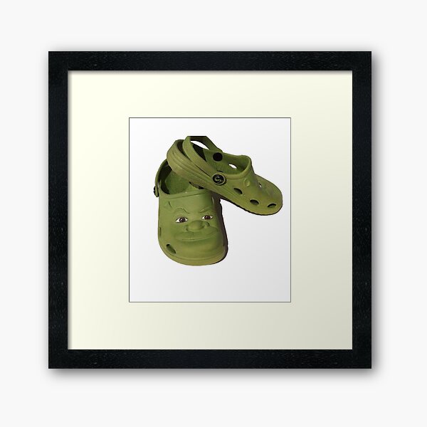 Shrek Crocs, an art print by Sancho - INPRNT