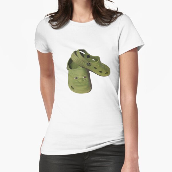 Catch me in these fresh shrek crocs | Greeting Card