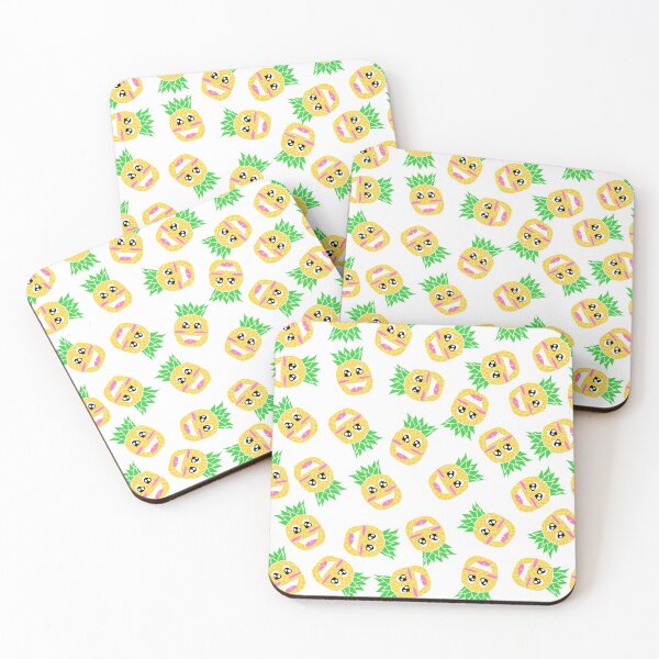 Item preview, Cute Pineapple Pattern designed and sold by RachelTintedRed.