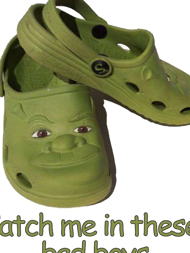 would like to thank auntie for paying teehee #fyp #shrek #rosesforgunw, Crocs