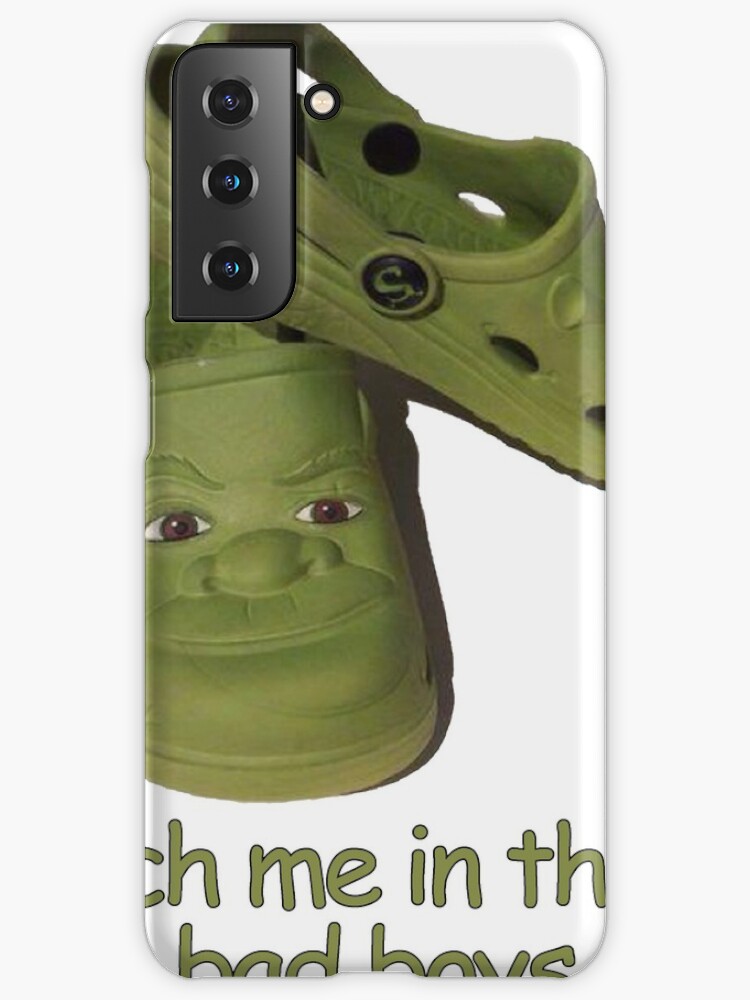 Catch me in these fresh shrek crocs | Greeting Card