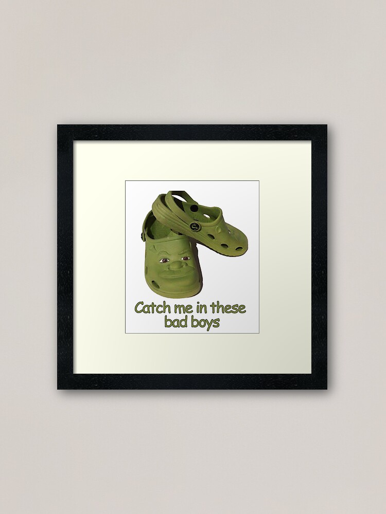 Shrek on the Croc Metal Print for Sale by apollosale