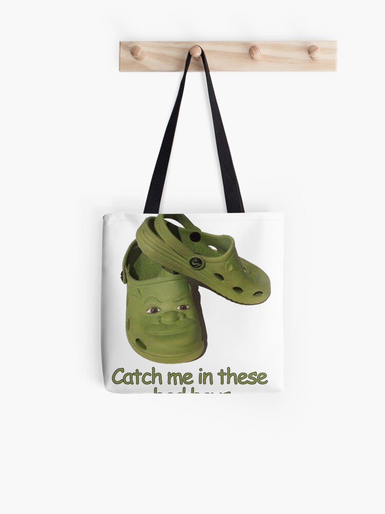 Catch me in these fresh shrek crocs | Greeting Card