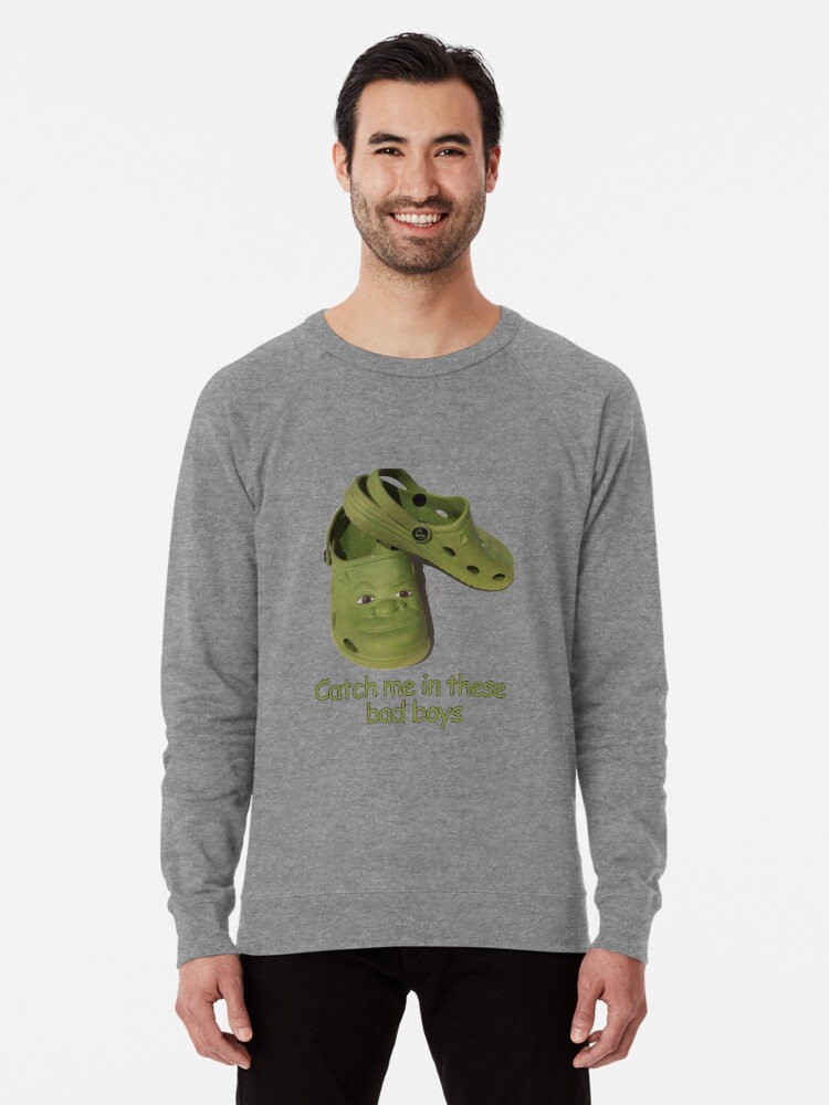 Catch me in these fresh shrek crocs | Greeting Card