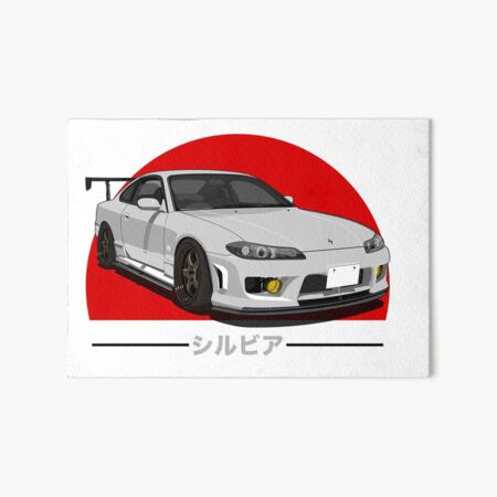 Nissan Silvia S15 JDM Tuner Art Board Print