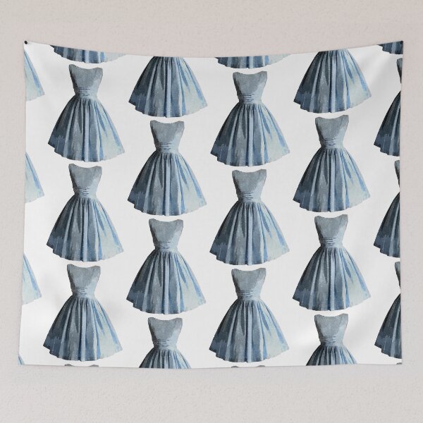 Item preview, Watercolor 1950's Dress  designed and sold by Lana Reese.