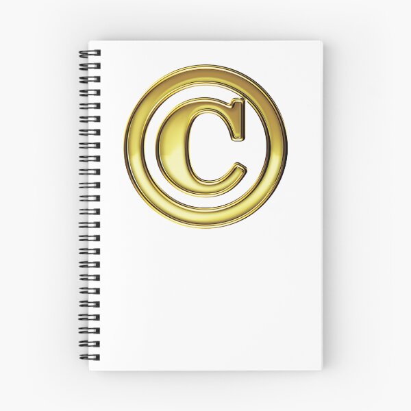 Item preview, Copyright Symbol Large Gold Design designed and sold by Gotcha29.