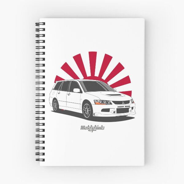 Item preview, EVO IX Wagon (white) designed and sold by Motorpr1nts.