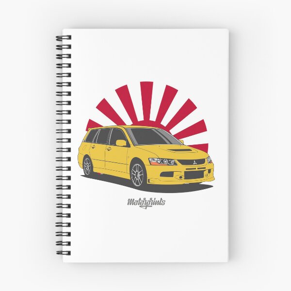 Item preview, EVO IX Wagon (yellow) designed and sold by Motorpr1nts.