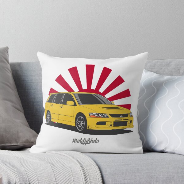 Item preview, EVO IX Wagon (yellow) designed and sold by Motorpr1nts.