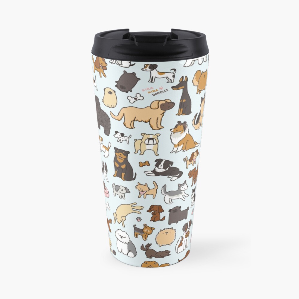 Doggy Doodle Travel Coffee Mug