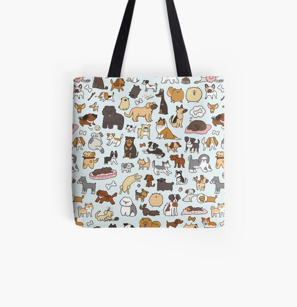 dog print bag