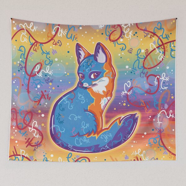 Item preview, Magical Gray Fox designed and sold by vanillakirsty.