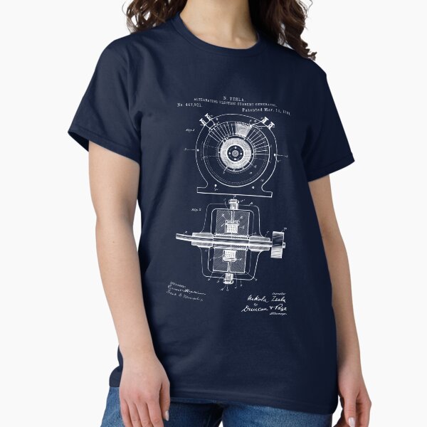 Item preview, Nikola Tesla AC Electric Generator Patent 1891  designed and sold by MadebyDesign.
