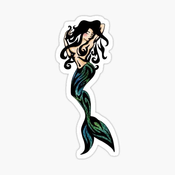 Sultry Mermaid Sticker