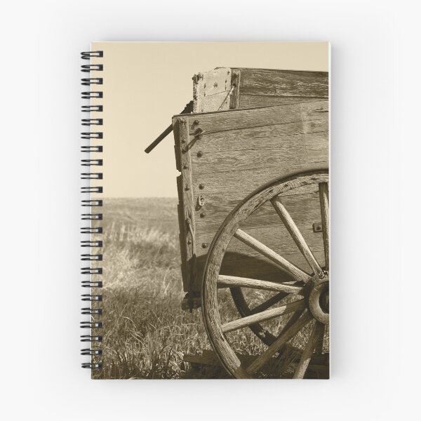 Item preview, Antique Wooden Wagon in a Field designed and sold by rhamm.