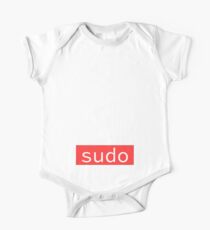 Tux Penguin Sudo - Red Variant One Piece - Short Sleeve