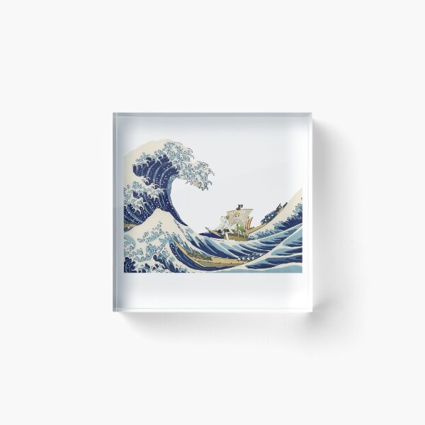 Going Merry Wave Acrylic Block