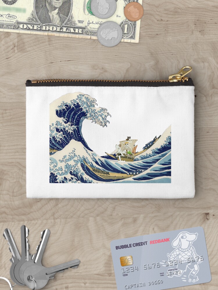 Thumbnail 3 of 4, Zipper Pouch, Going Merry Wave designed and sold by datkiddjustin.