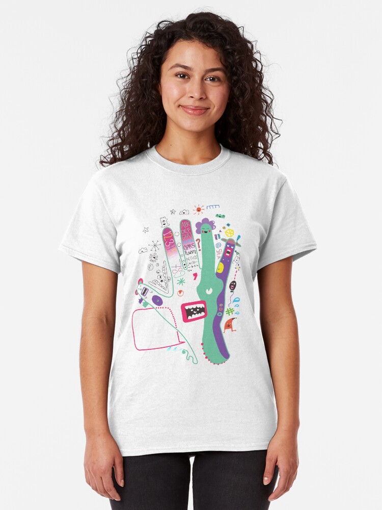 Alternate view of Speak to the hand Classic T-Shirt