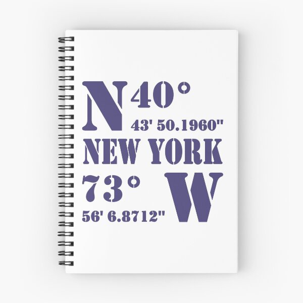 Item preview, New York Latitude and Longitude designed and sold by CoolYule.