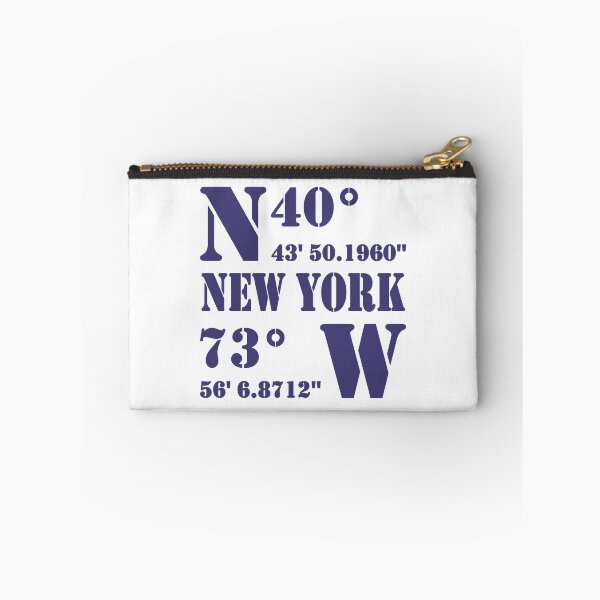 Item preview, New York Latitude and Longitude designed and sold by CoolYule.