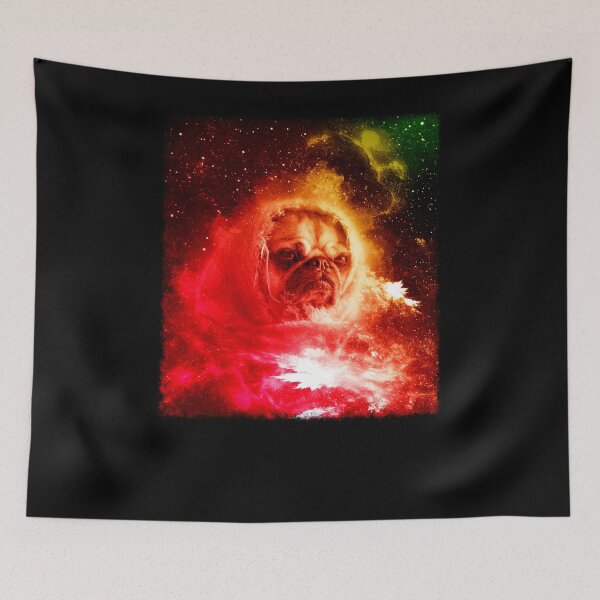 Item preview, Pug Astronaut Shirt Pug In Space Galaxy Trippy Sci fi Tshirt designed and sold by cgocgy.