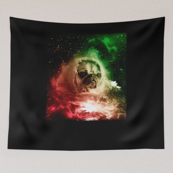 Item preview, Pug Astronaut Shirt Pug In Space Galaxy Nebula Trippy Tshirt designed and sold by cgocgy.