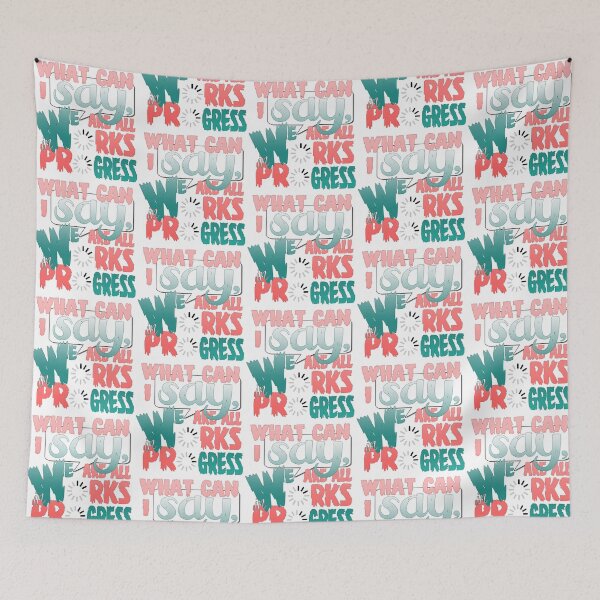 Item preview, What Can I say [Light pink/Green] designed and sold by thescudders.