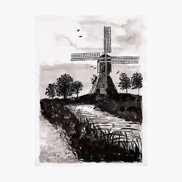 Item preview, Mill designed and sold by Finnguala's Art.