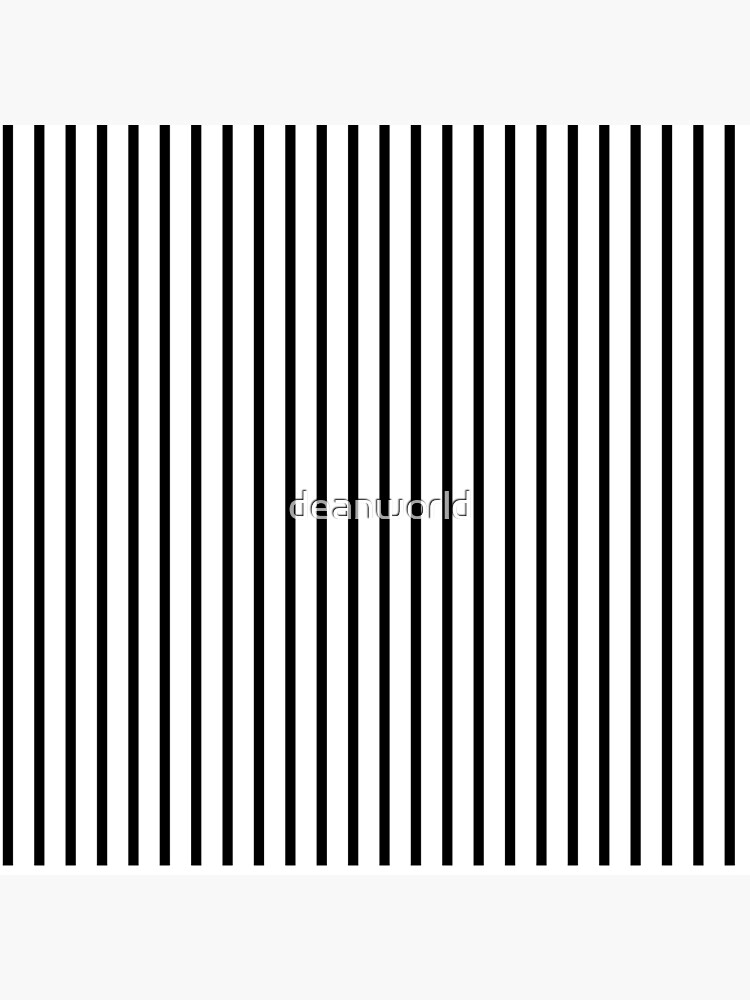 black and white stripes