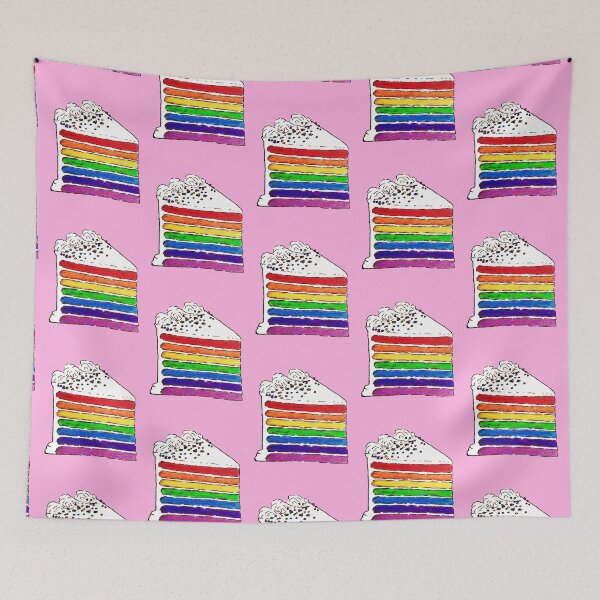 Item preview, Rainbow Cake Slice designed and sold by BundaBear.