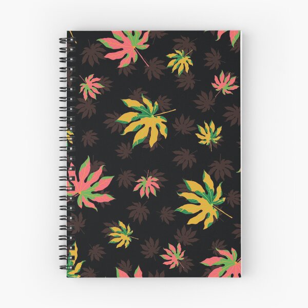 Item preview, tropical aralia leaves pattern designed and sold by The Pattern Mill.