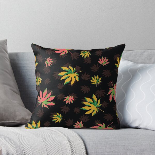 Item preview, tropical aralia leaves pattern designed and sold by The Pattern Mill.
