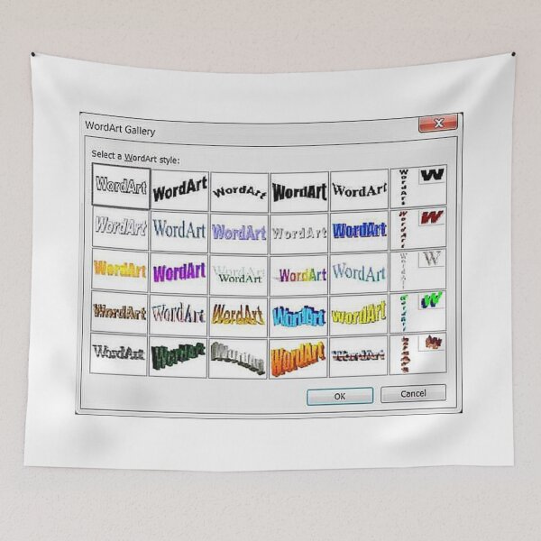 Item preview, Word Art Windows 95 meme designed and sold by Ironic-Tees.