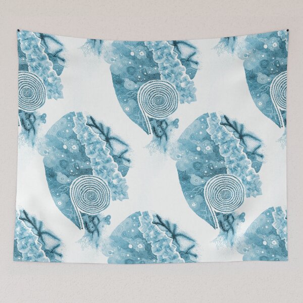 Item preview, Carrickalinga Sands Indigo designed and sold by TripodDogShop.
