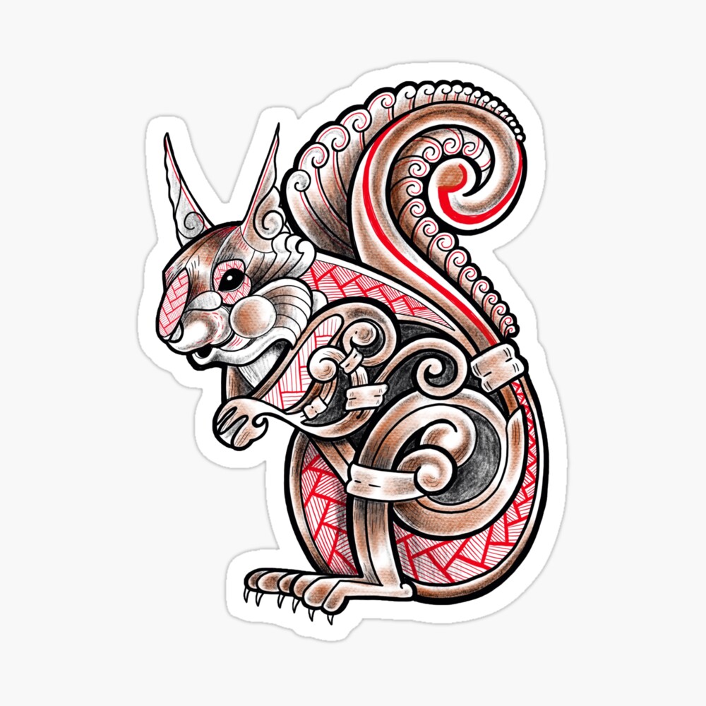 Squirrel Tattoo PNG Transparent Images Free Download | Vector Files |  Pngtree