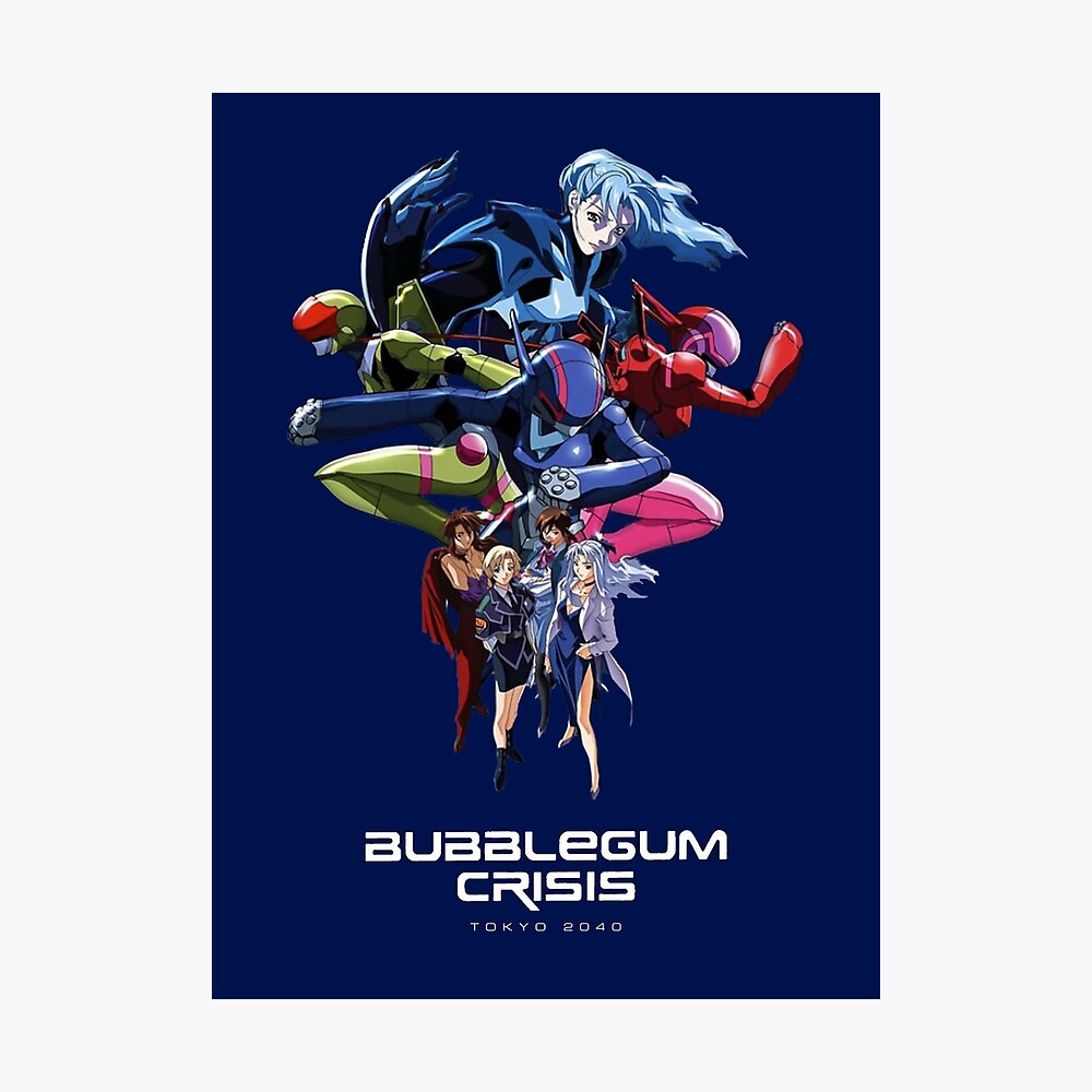 Bubblegum Crisis Tokyo 40 Metal Print By Toolsquatch Redbubble