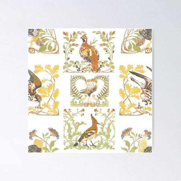 Item preview, Art Nouveau Birds designed and sold by Salocin.