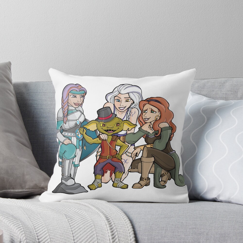 Item preview, Throw Pillow designed and sold by retrocharm.