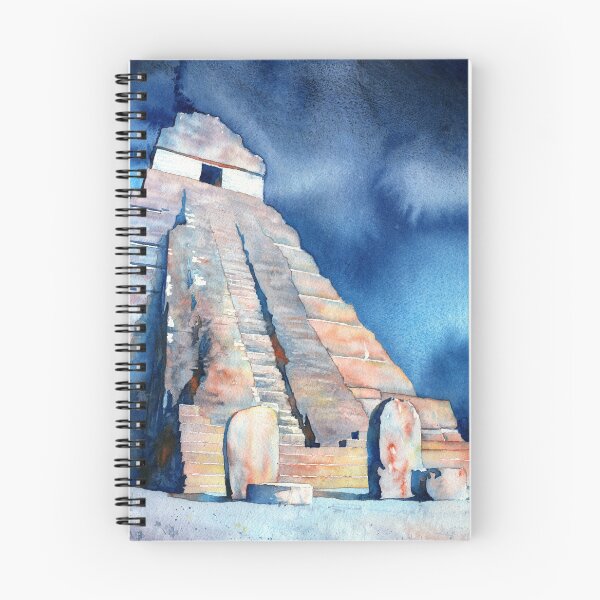 Item preview, Mayan temple and stelae at ruins of Tikal- Guatemala. designed and sold by rfoxphoto.